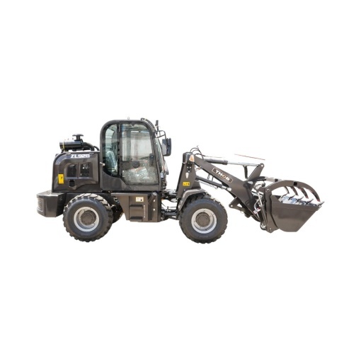 Incarcator frontal articulat WOLA 1T, 4x4, motor diesel 57CP, cupa cu gheara 0.8 m³ THOR - Img 4