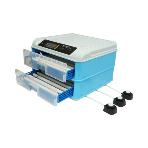 Incubator automat 128 oua 80W, 12V-220V, rotire automata, ovoscop LED, control temperatura, umiditate, afisaj digital, alarma - Img 6