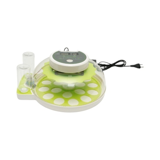 Incubator automat 18 oua 60W, 12V-220V, rotire automata, ovoscop LED, control temperatura, umiditate, afisaj digital, alarma - Img 4