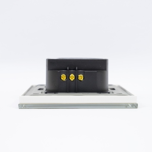 Intrerupator dublu cu touch PNI SH202G din sticla, gold cu LED indicator, culoare auriu - Img 7