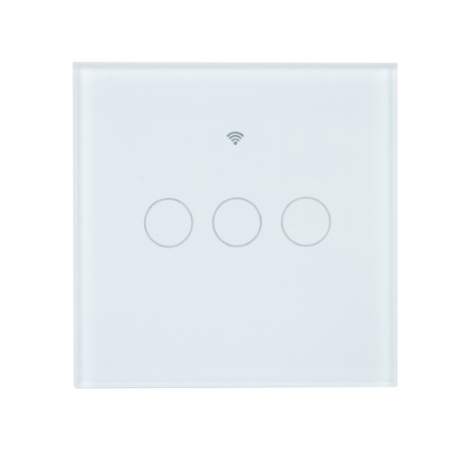 Intrerupator inteligent triplu cu touch PNI SafeHome PT303 WiFi, 10A, comanda prin internet, aplicatie de mobil Tuya Smart, integrare in scenarii si automatizari smart cu alte produse compatibile Tuya - Img 2