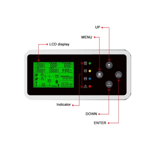 Invertor solar On Off Grid PNI GreenHouse SB5000 5KW MPPT stocare si injectare in retea IP67 WIFI - Img 4