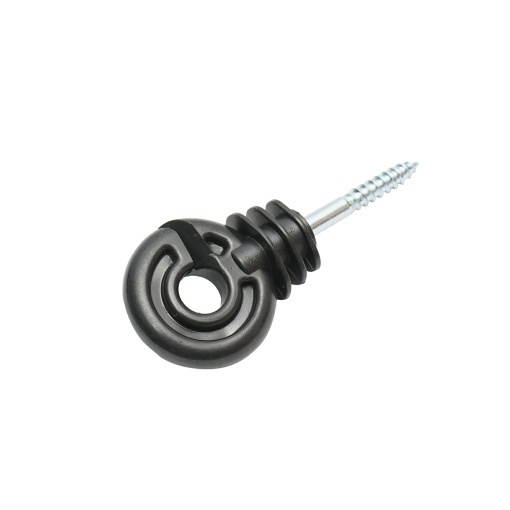 Izolator canelat fi 5.9mm 89x40mm pentru fir gard electric Breckner Germany - Img 3