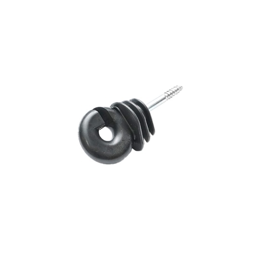 Izolator inelar premium negru PP pentru fir gard electric Mezofarm - Img 3
