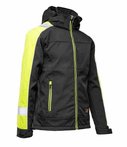 Jacheta Softshell Rival Seven Kings Negru/Galben - Img 2