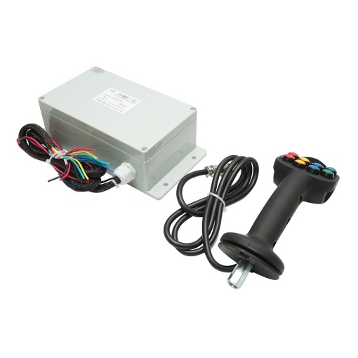 Joystick electric 8 butoane cu modul de comanda 24V - Img 3