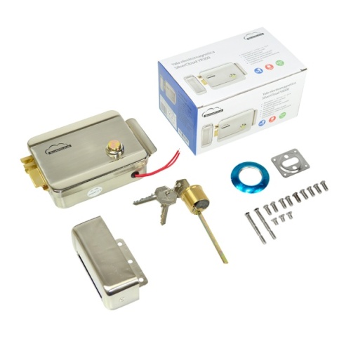 Kit Interfon video SilverCloud House 715 cu ecran LCD de 7 inch si Yala electromagnetica SilverCloud YR300 - Img 2