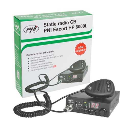 Kit Statie radio CB PNI Escort HP 8000L ASQ + Antena CB PNI S75 cu cablu si montura fixa - Img 5