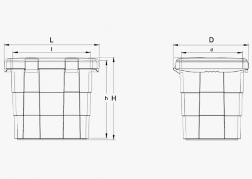 Lada scule PITBOX 655X520X570 - Img 2