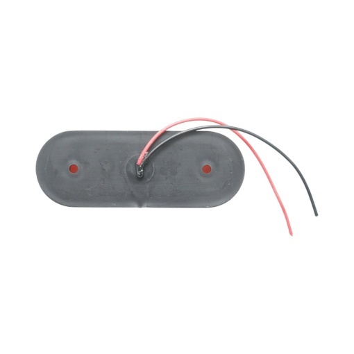 Lampa gabarit laterala ovala LED NEON 12V-24V galbena 24 LED-uri 115x44x16mm Breckner Germany - Img 4