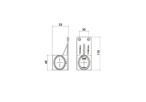 Lampa gabarit LED 3 culori stanga VIGNAL - Img 2