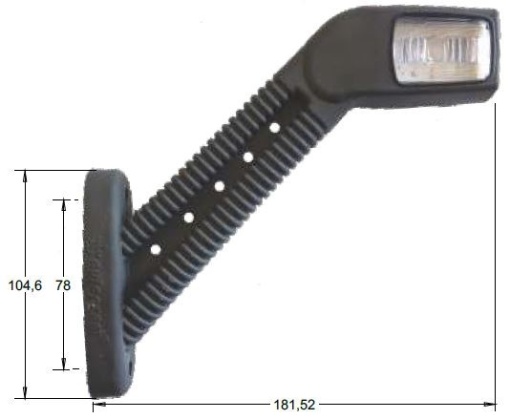 Lampa gabarit LED - STANGA - brat lung - Img 2