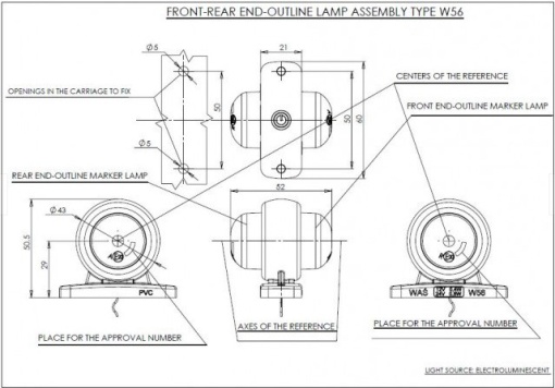 Lampa gabarit LED - Img 2