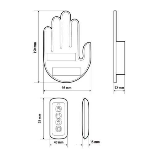 Lampa LED auto cu telecomanda - LAMPA - Img 6