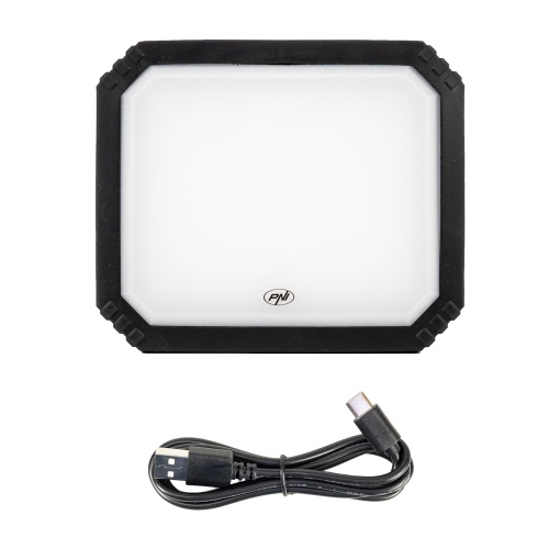 Lampa LED de lucru PNI LW10 10W, portabila, reincarcabila, cu acumulator 2 x 18650 4000mAh, 6500K, IP54, 700 lm, 2 niveluri luminozitate - Img 8