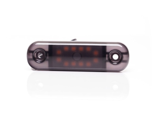 Lampa marcaj BLACK cu lumina rosie 12 LEDURI 12/24V - Img 3