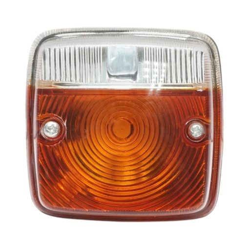 Lampa semnalizare fata New Holland, Deutz, Case IH, Fendt 84x84mm cod OEM 3121089R91, 3141070M1 - Img 2