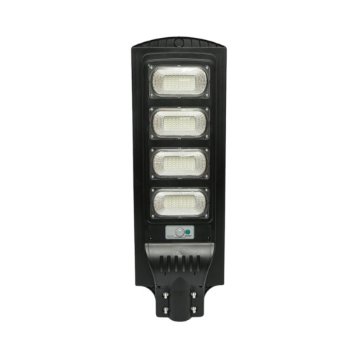 Lampa solara LED iluminat stradal 300W cu panou solar 18W, baterie LiFePO4 16000mAh, senzor miscare, telecomanda, prindere stalp IP65 Breckner Germany - Img 2