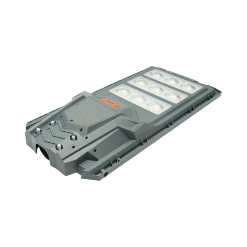Lampa solara LED iluminat stradal 300W cu panou solar 20W, baterie LiFePO4 15000mAh, senzor miscare, telecomanda, prindere stalp IP65 Breckner Germany - Img 6