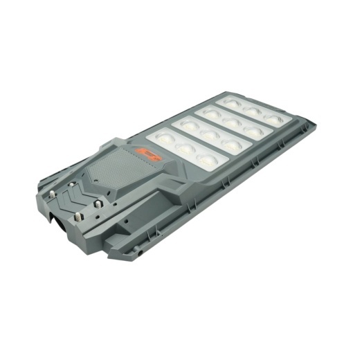 Lampa solara LED iluminat stradal 500W cu panou solar 25W, baterie LiFePO4 20000mAh, senzor miscare, telecomanda, prindere stalp IP65 Breckner Germany - Img 8