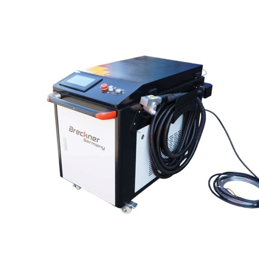 Masina de curatat rugina cu fibra laser 1500W, 220V, latime curatare 0-300mm, racire cu apa, Touch Screen profesional Breckner Germany - Img 2
