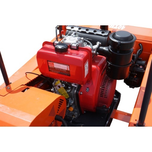 Masina de tuns iarba cu telecomanda pe senile, motor diesel 12.5CP, 499cc, latime de taiere 1000mm THOR - Img 16