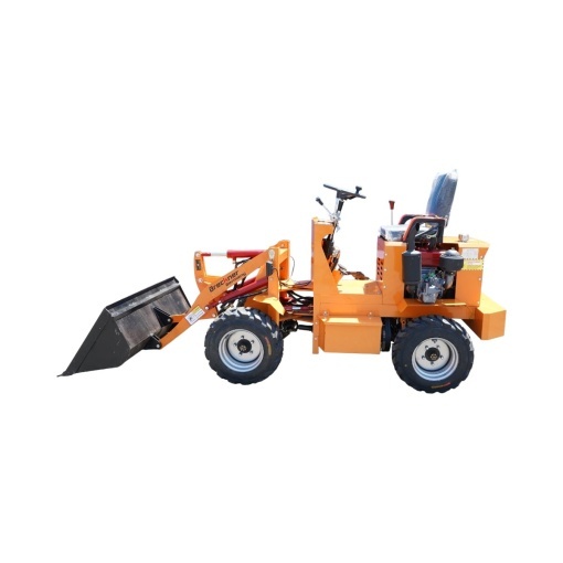 Mini incarcator frontal articulat 4x4, motor diesel 18CP, capacitate ridicare 400kg, latime cupa 1000mm Breckner Germany - Img 2