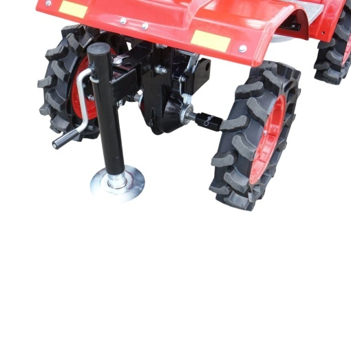 Minitractor agricol 4x4 diesel 17CP, 531cc, 3+1 viteze, 2 cutii de viteze, pornire electrica/manuala, latime lucru 1050mm cu freza, rarita, roti metalice, picior sprijin THOR - Img 14