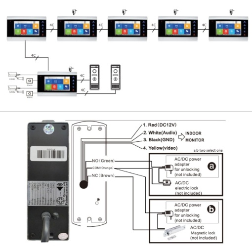 Monitor suplimentar pentru Interfon video inteligent PNI SafeHome PT720MW - Img 3
