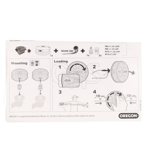 Mosor motocoasa cu incarcare rapida Oregon (universal) 109mm - Img 4