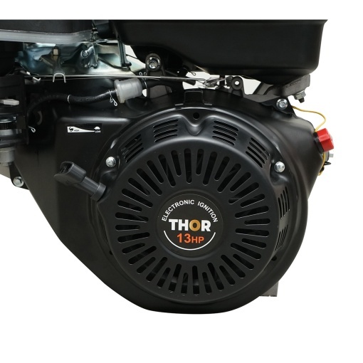 Motor pe benzina 13CP, 4 timpi, ax cu pana 25mm, 389cc pornire sfoara THOR - Img 5