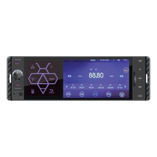 MP5 player auto PNI Clementine 9550 1DIN display 4 inch 50Wx4, Bluetooth, radio FM, Carplay, functie RDS - Img 2
