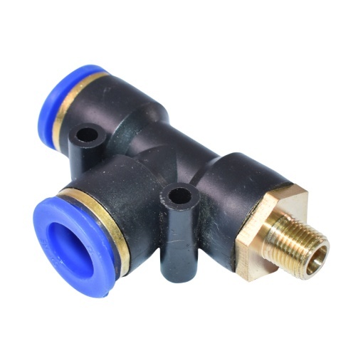 Mufa rapida T plastic si surub metalic fi 12x12 cu 1/8 - Img 3