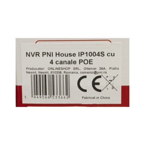 NVR PNI House IP1004S cu 4 canale POE - Img 4