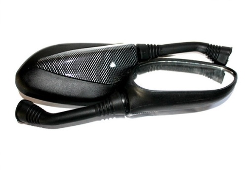 Oglinzi scuter (negre cu pata carbon) - Img 2