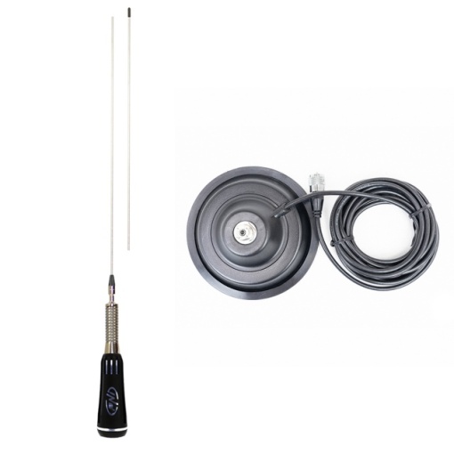 Pachet Antena CB PNI Led 2000 lungime 90 cm si baza magnetica PNI 145/PL - Img 6