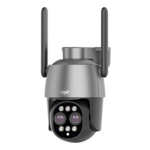 Pachet camera supraveghere video wireless PNI House IP574 si panou solar fotovoltaic PNI PSF6020A - Img 4