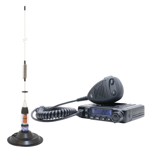 Pachet Statie radio CB PNI Escort HP 6500 ASQ + Antena CB PNI ML70 cu magnet inclus - Img 4