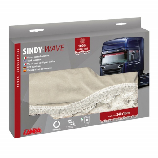 Perdea parasolar bej Sindy LAMPA - Img 2