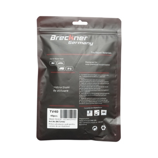 Petice vulcanizare ovale 40x60mm pentru camere de aer Breckner Germany - Img 3
