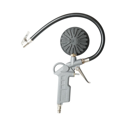 Pistol umflat roti cu furtun si manometru mecanic 0-16 bar Breckner Germany - Img 2