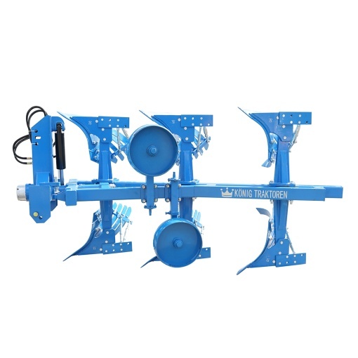 Plug agricol cu 3 trupite si cormane crestate reversibil hidraulic Konig Traktoren - Img 2