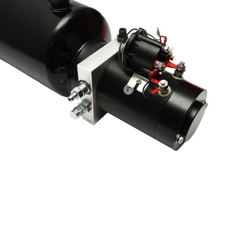 Pompa basculare 12V, 1.6kW 160 bar cu rezervor metalic 10L Breckner Germany - Img 6