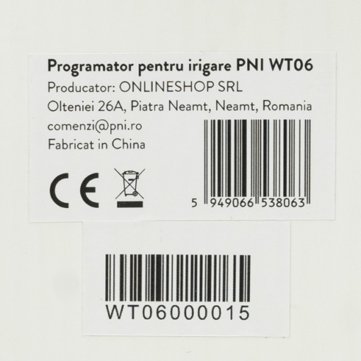 Programator pentru irigare PNI WT06, display LCD, racord 3/4, verde - Img 6