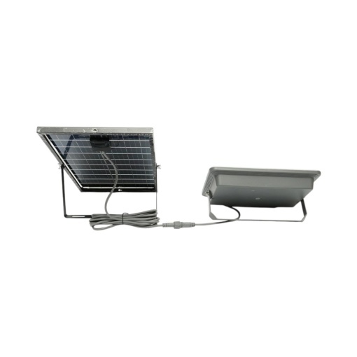 Proiector LED 300W, 6500K cu panou solar bifacial 30W, baterie LiFePO4 15000mAh si telecomanda IP66 Breckner Germany - Img 3