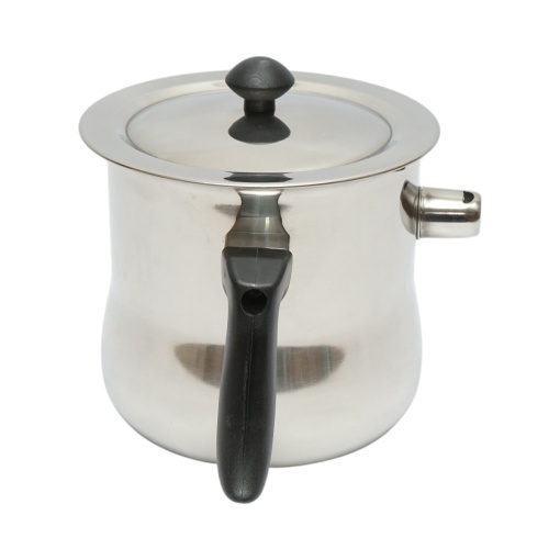 Recipient inox cu pereti dubli pentru topit ceara 1.5L - Img 3