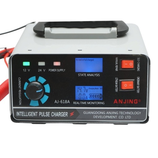 Redresor incarcator smart digital baterie 12V/24V, 400W, 30A, Li-ion, Plumb Acid, AGM, WET, SLA, functie reparare inteligenta, protectii multiple - Img 6