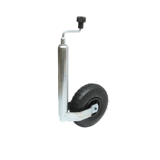 Roata de sprijin remorca cu roata pneumatica 260x85mm, diametru tub 48mm, reglabila 600-880mm, sarcina maxima 136kg Breckner Germany - Img 4