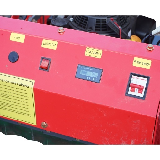 Robot de tuns iarba pe senile cu telecomanda, motor Loncin 9CP, 224cc, latime de taiere 550mm THOR - Img 9