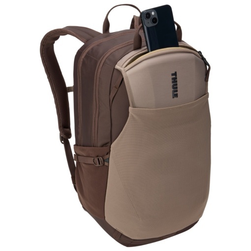 Rucsac urban cu compartiment laptop, Thule, EnRoute, 26L, Tinted Taupe/Nuanced Brown - Img 4